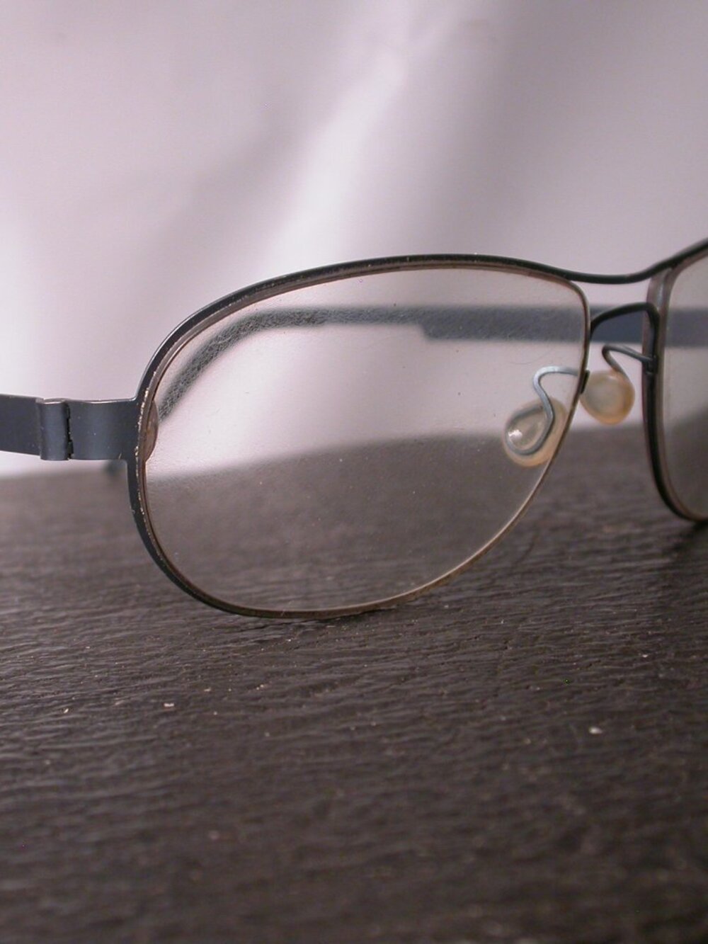 Lindberg Light Blue Strip Titanium Modern Eyeglasses Frames Made in Denmark